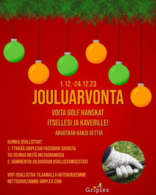 Griplexin jouluarvonta 2023